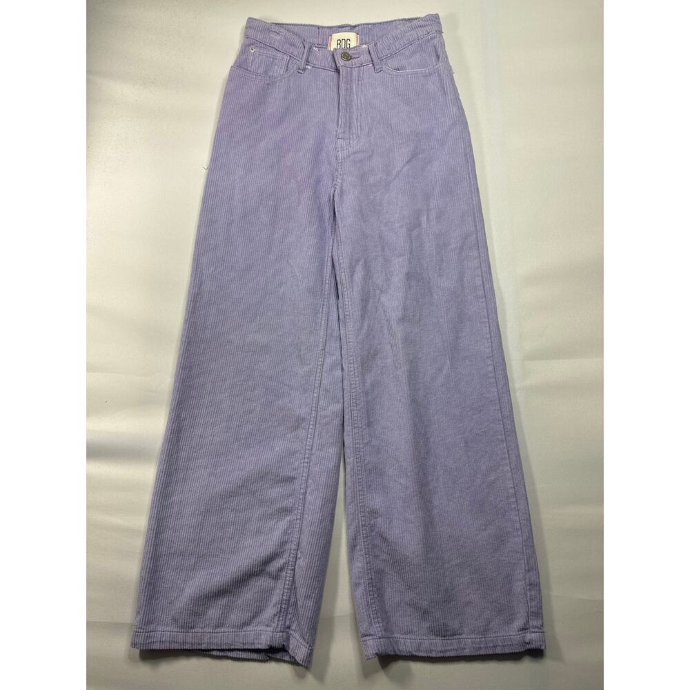 BDG Women's Baggy Wide Leg Purple Corduroy Pants - No Size Tag (26x26.5) *READ*
